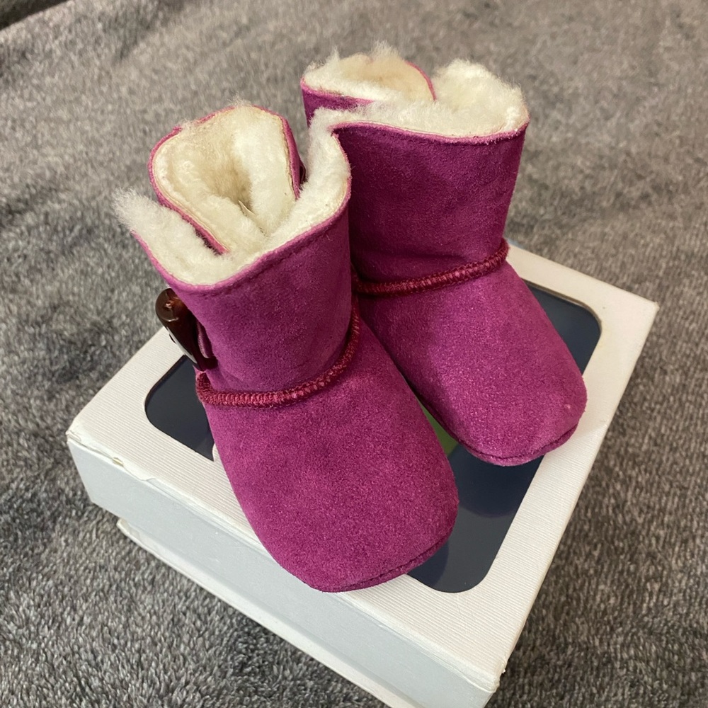 Ralph Lauren Magenta baby Boots 2